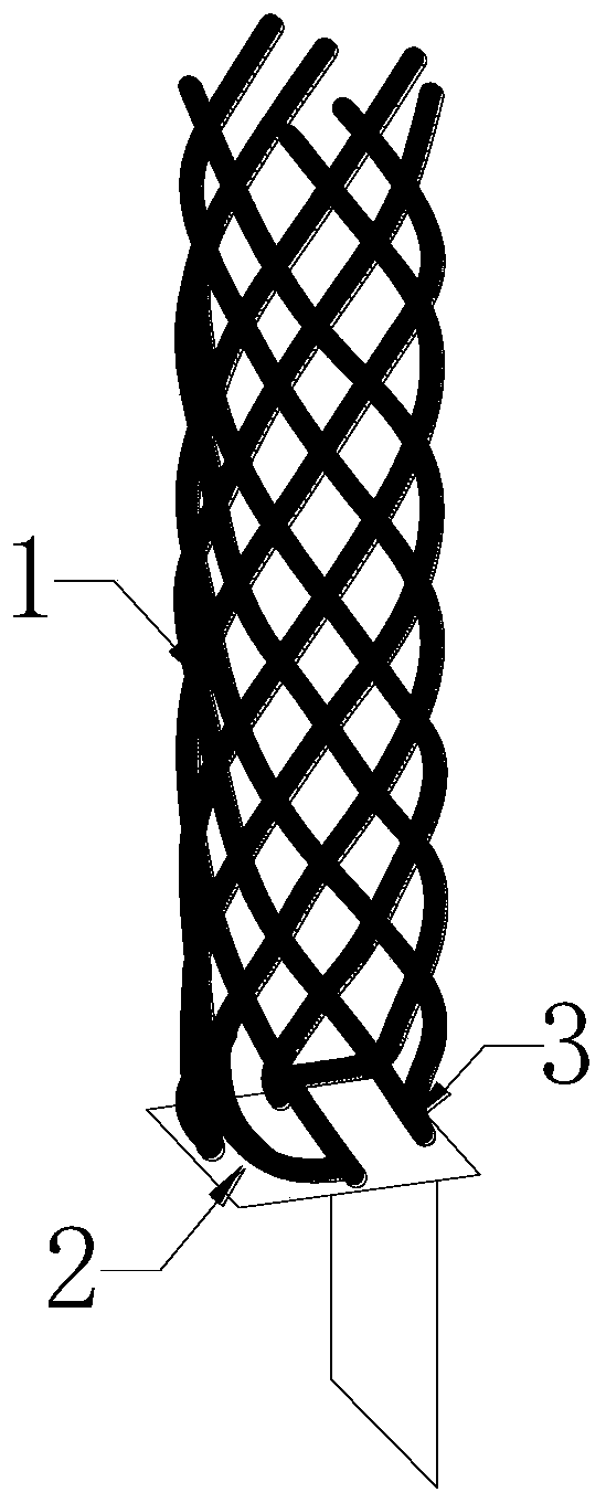 GPS antenna positioning structure