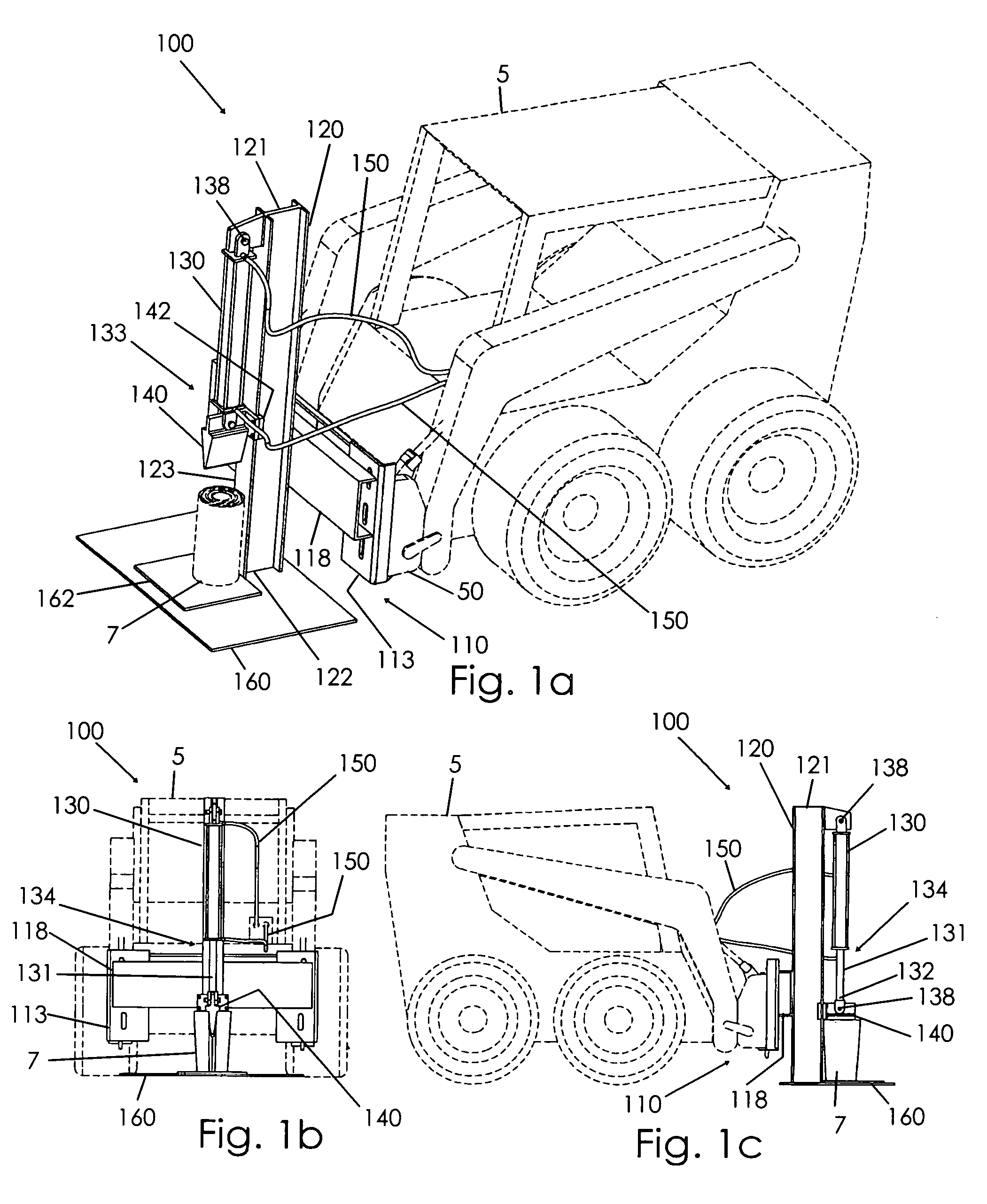 Log splitting apparatus