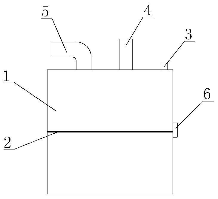 Humidifying device for ventilator