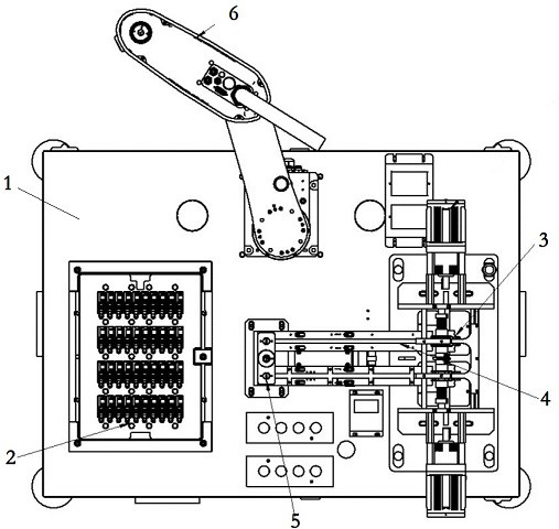 Diode cutting and feeding device