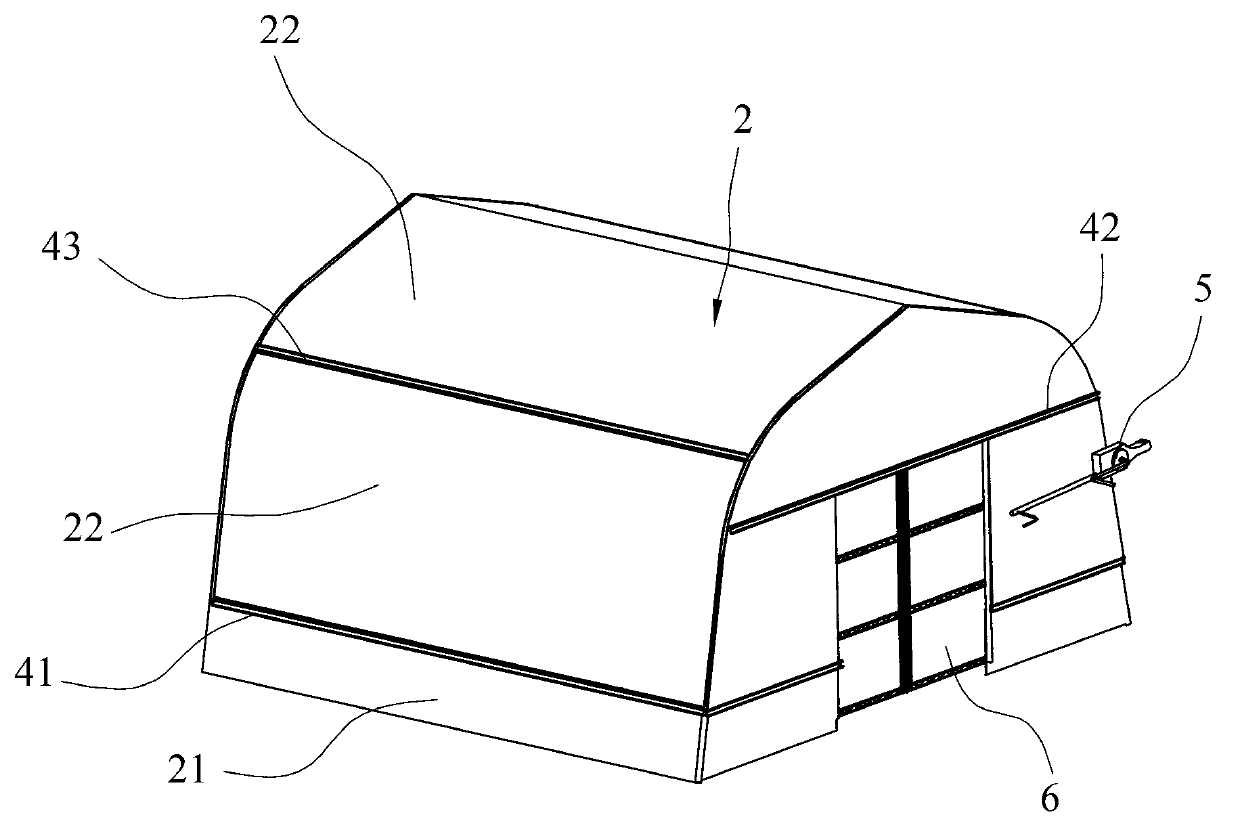 Device for propagating and shielding natural enemies of pests and method for preventing and treating pests by adopting device