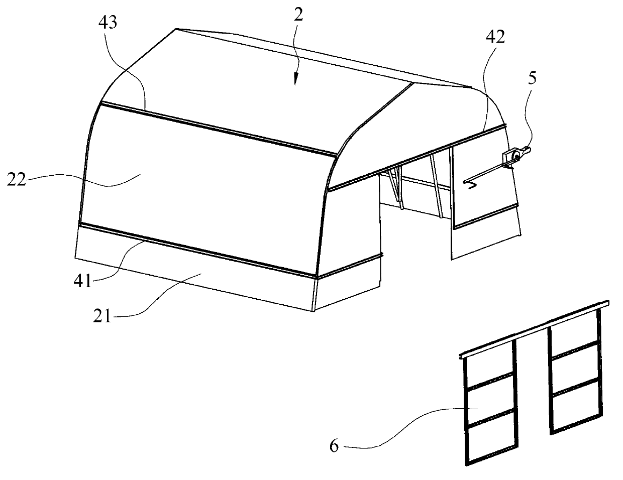 Device for propagating and shielding natural enemies of pests and method for preventing and treating pests by adopting device