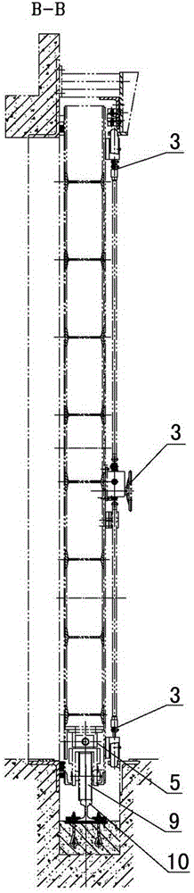 Steel structure push-pull protective closed door