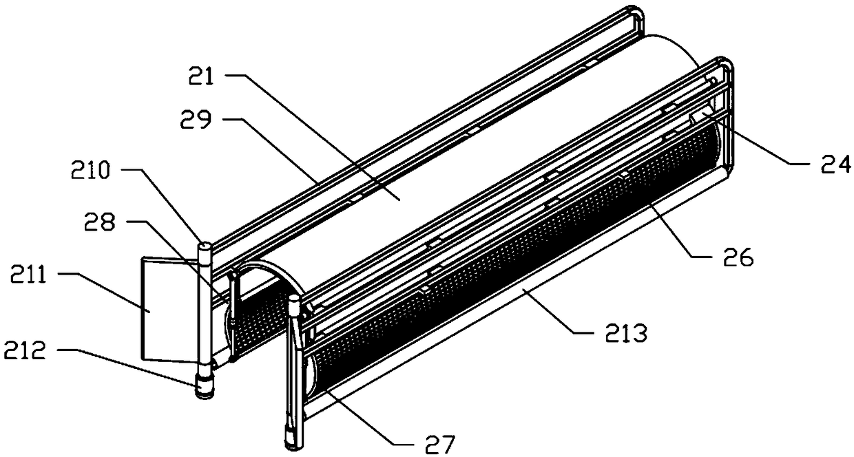 Device and method for initiatively capturing unmanned underwater vehicle on water surface by unmanned ship