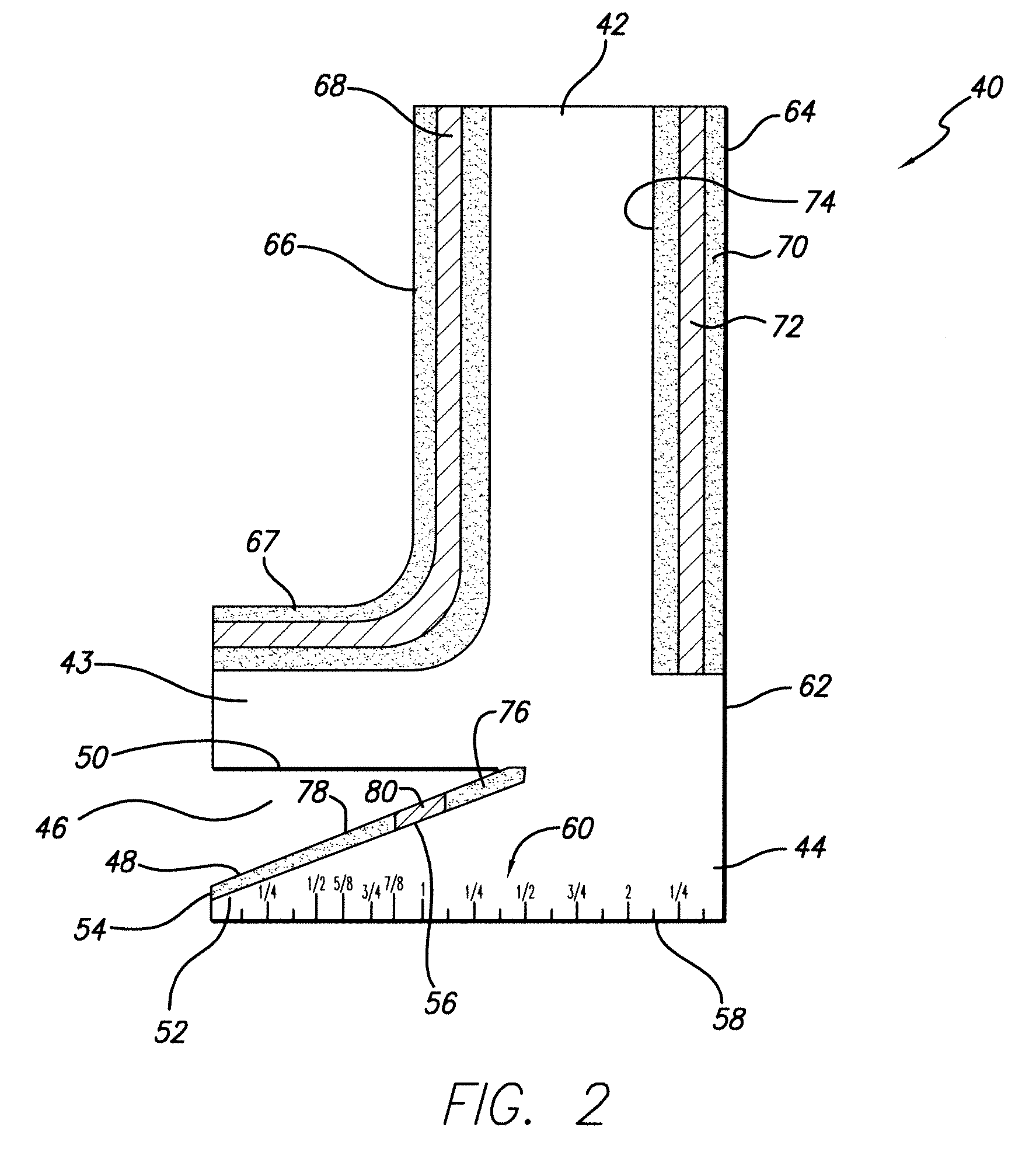 Apparatus and method for determining whether an envelope is in or out of specification