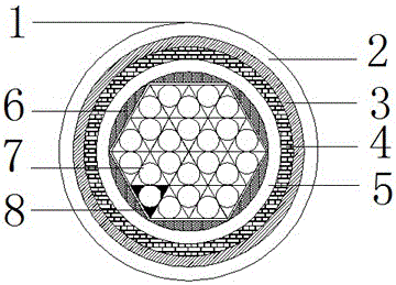 High strength copper alloy cable for rail locomotive