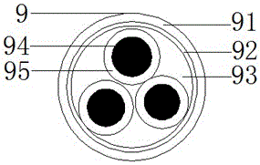 High strength copper alloy cable for rail locomotive