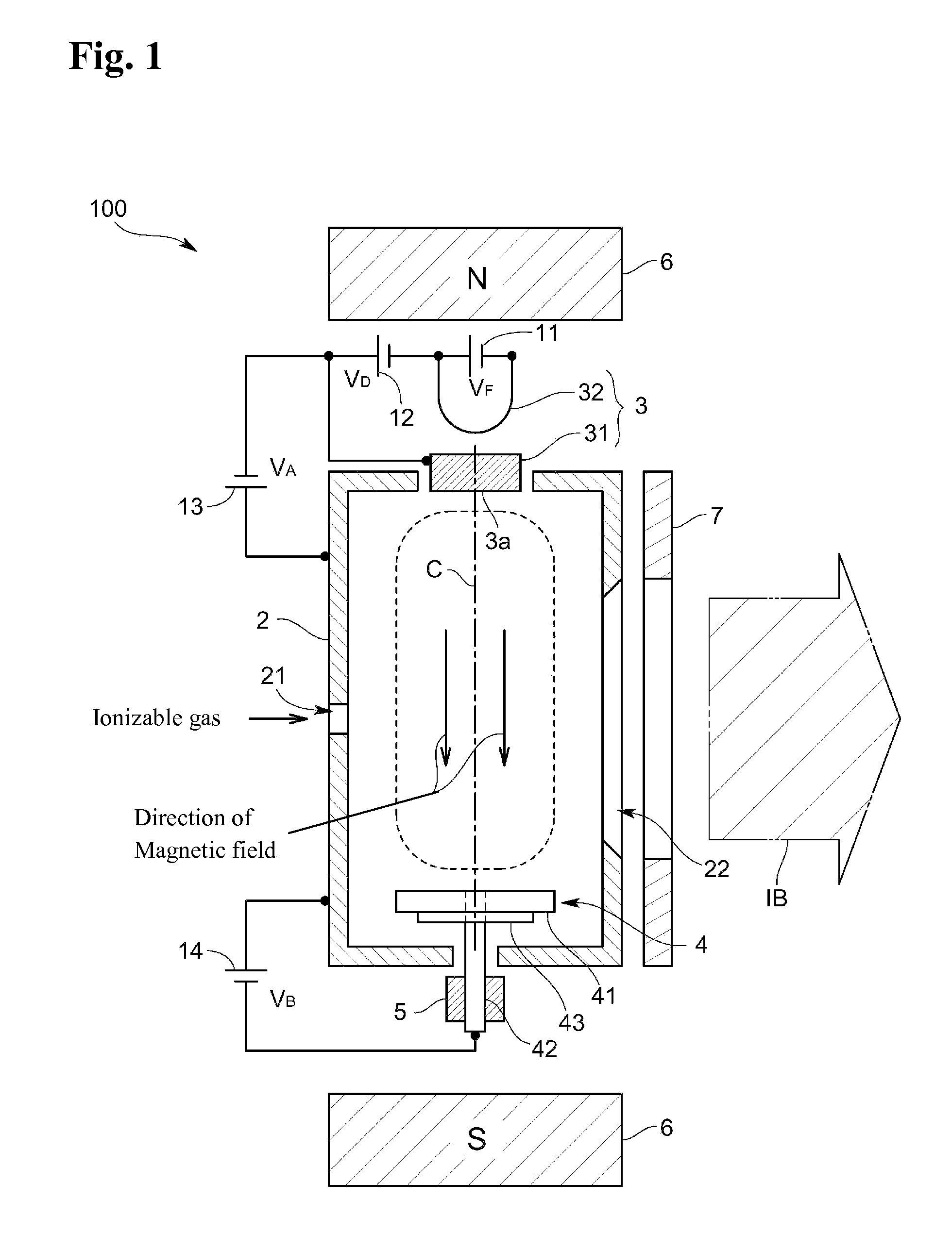 Repeller structure and ion source