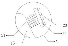 Fixing device used for gas pipeline along-bridge laying