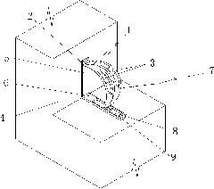 Dynamic strain measurement-based large-amplitude rotation angle measurement instrument and using method thereof