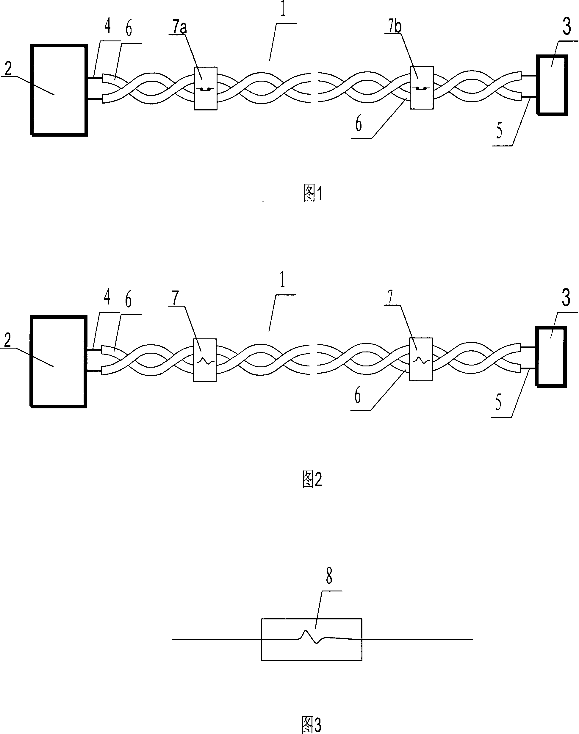 Linetype temperature-sensing fire disaster detector with passive short circuit isolator