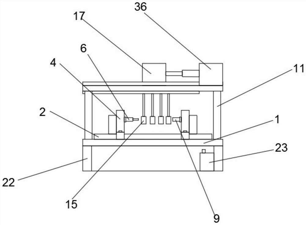 Quenching device for machining cement production equipment