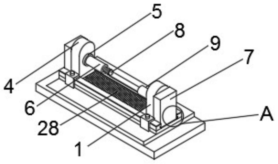 Quenching device for machining cement production equipment