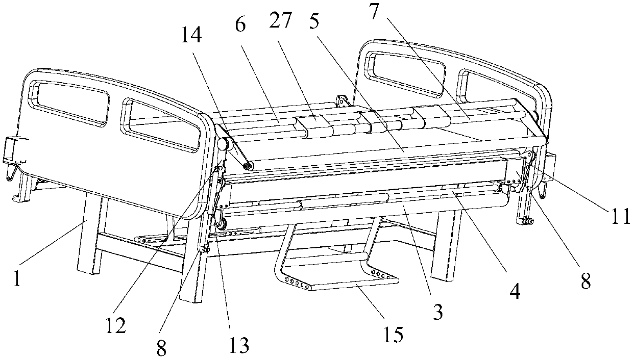 Device for assisting automatic turn-over for patients