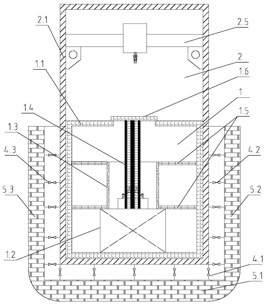 Layout structure of floating nuclear power plant