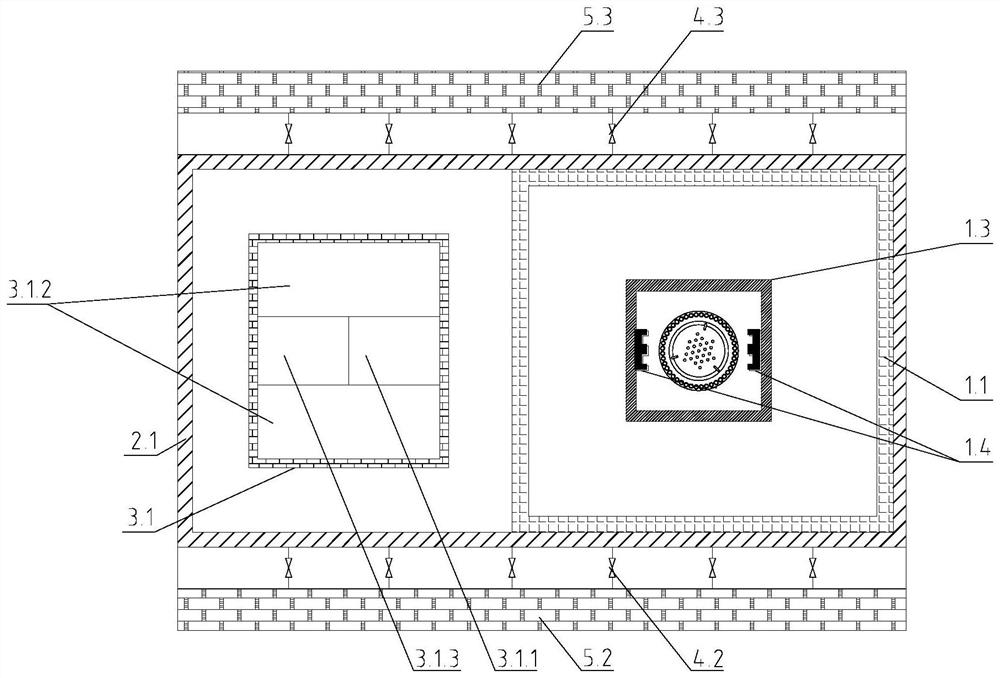 Layout structure of floating nuclear power plant