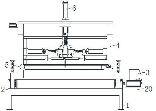 Working method of rough processing equipment for pumpkin pulp removal