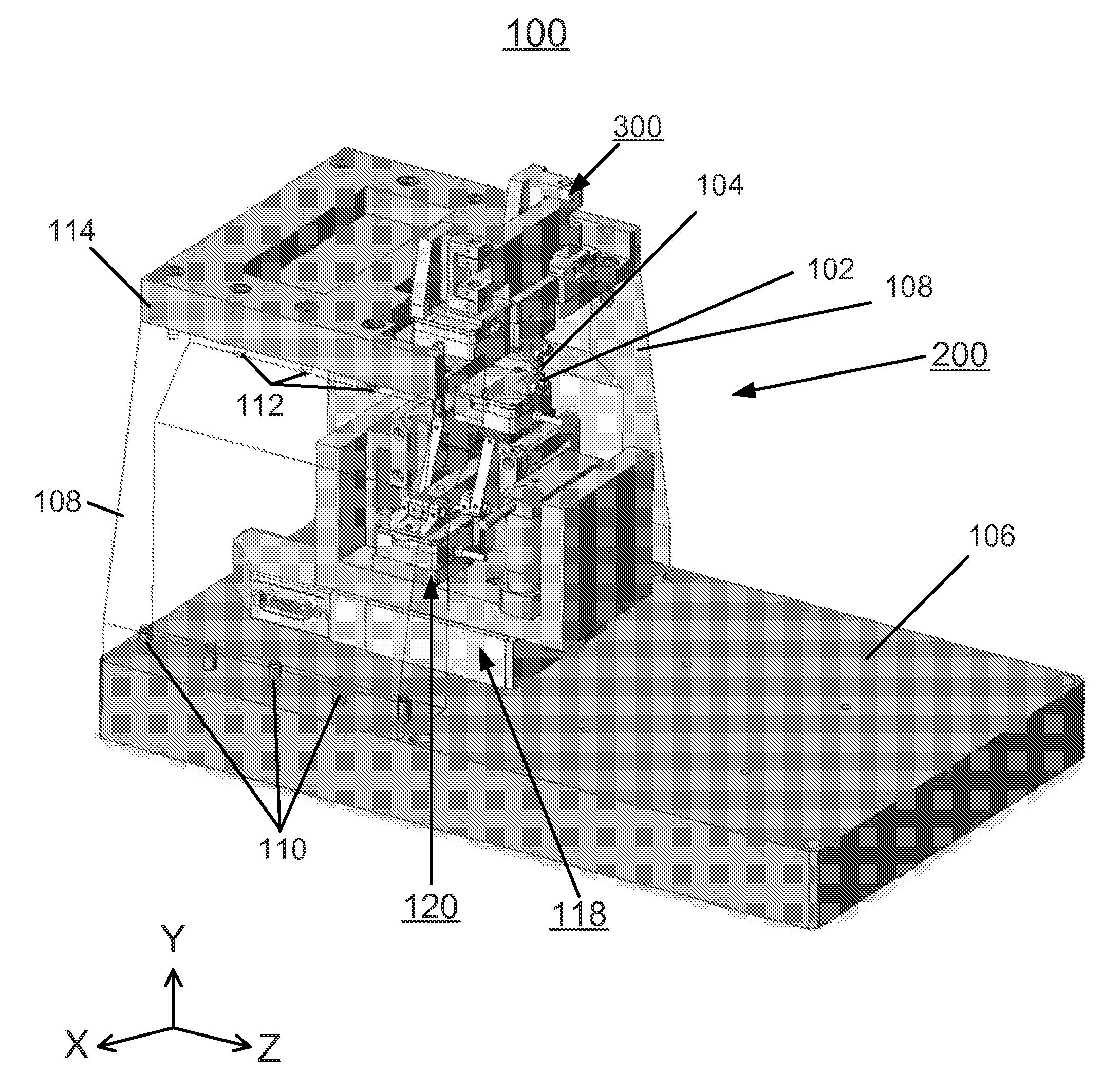 Multidimensional alignment apparatus for hard x-ray focusing with two multilayer laue lenses