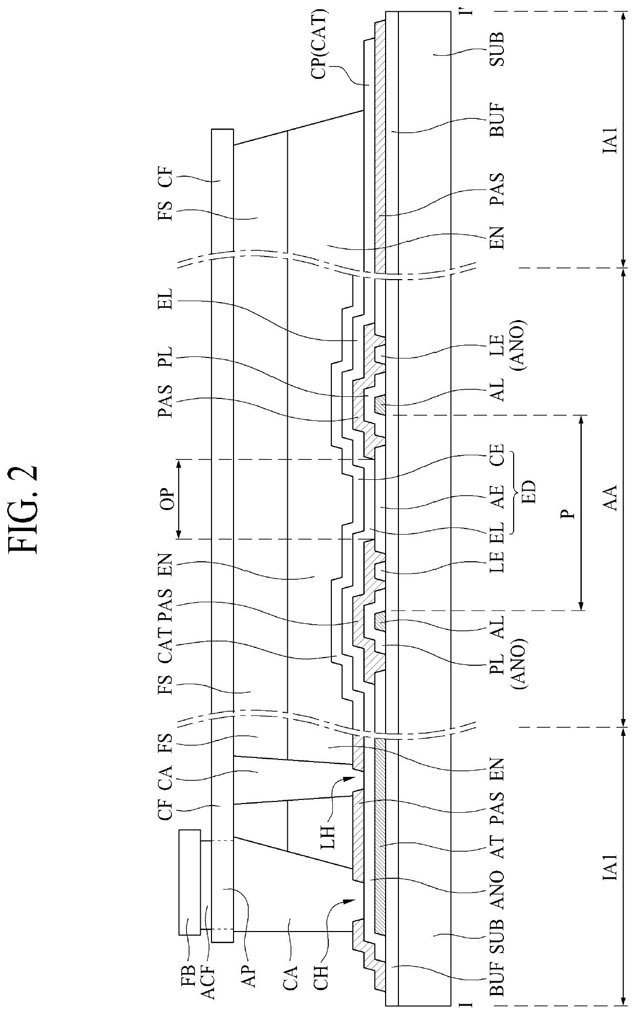 Narrow bezel electroluminance lighting device