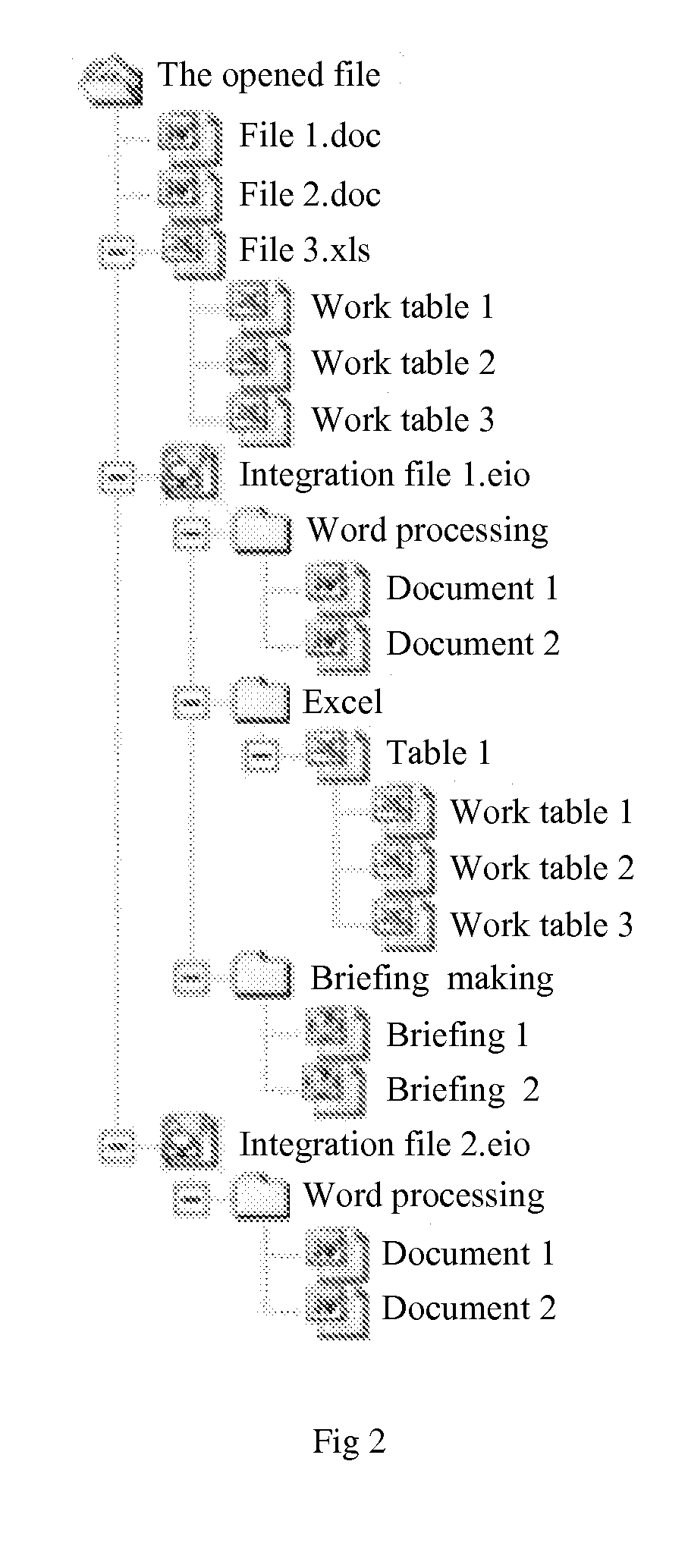 Method and System for Establishing Tree File Structure in Computer