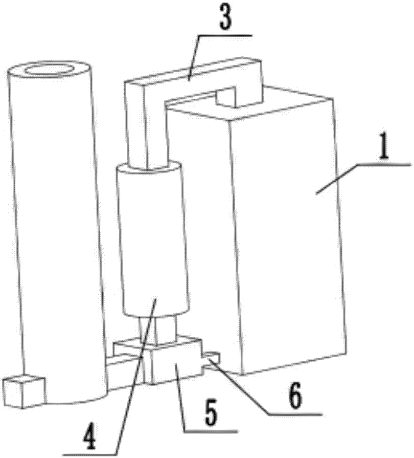 Waste gas treatment device for smart city