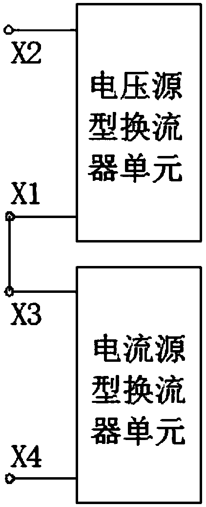 Hybrid DC transmission system voltage source type inverter online exit method and device