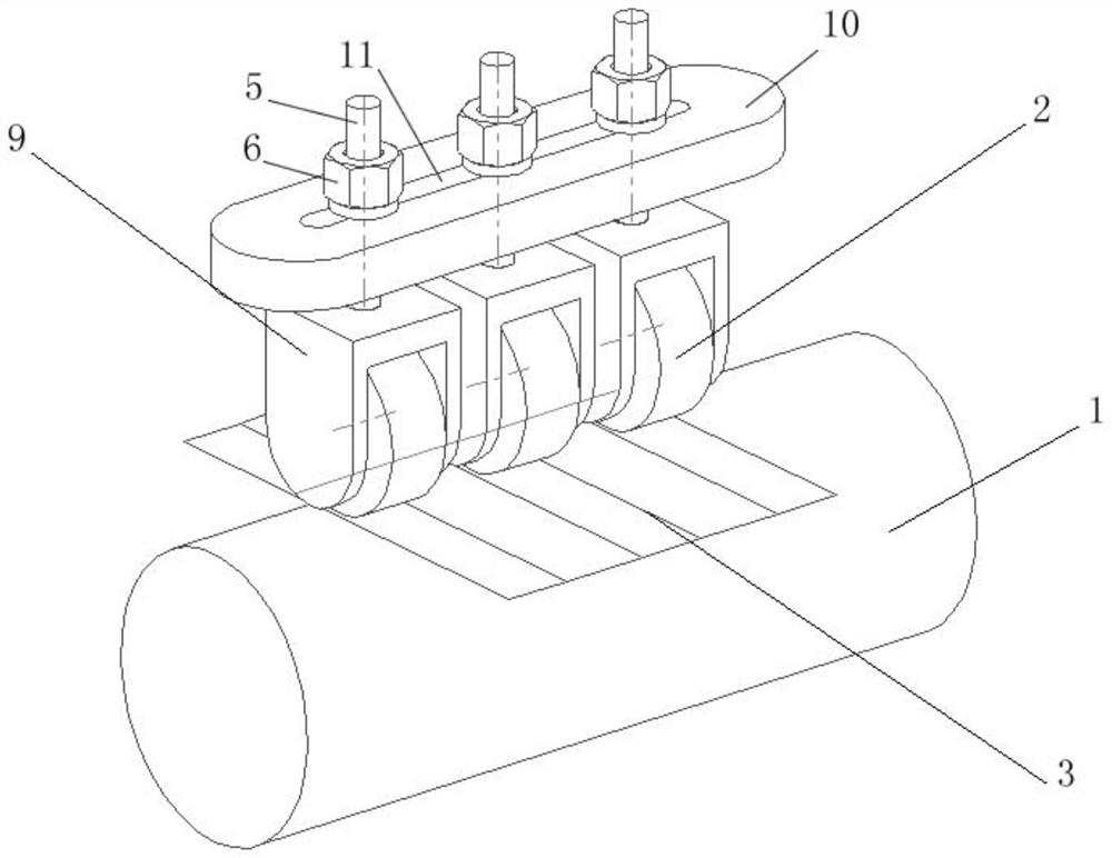 Rolling anti-wrinkle device and anti-wrinkle method for lithium battery pole piece