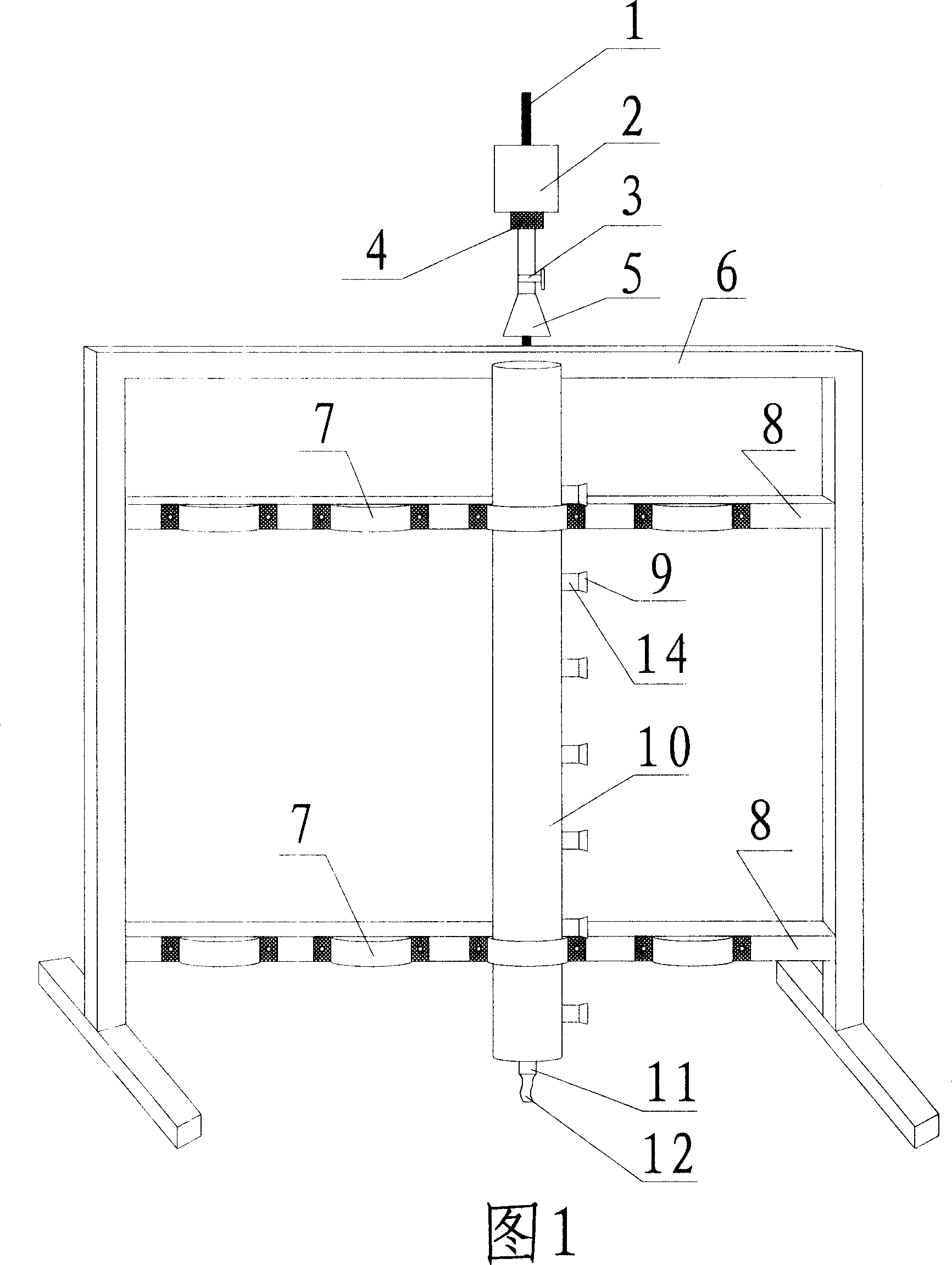 Soil eluviation simulator