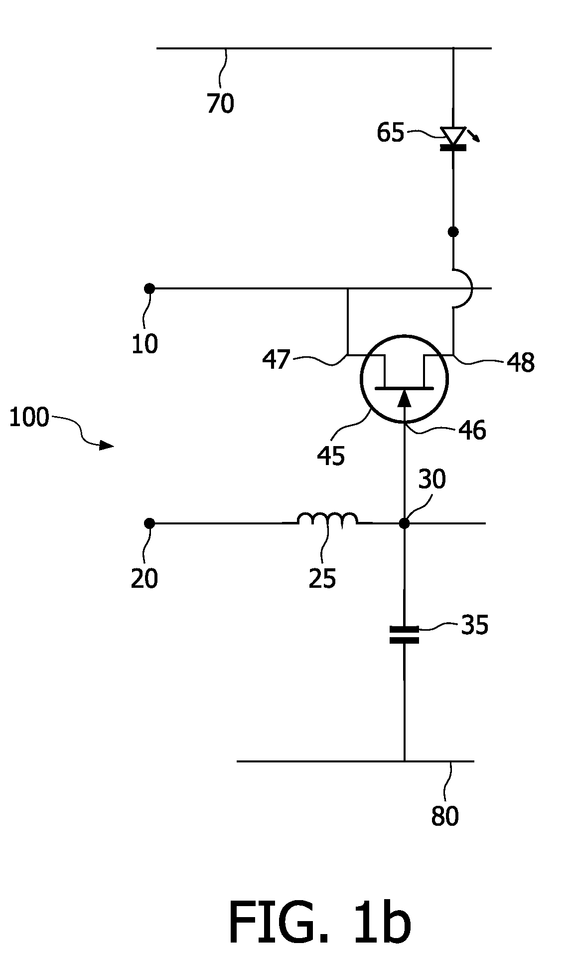 Device and method for addressing power to a load selected from a plurality of loads