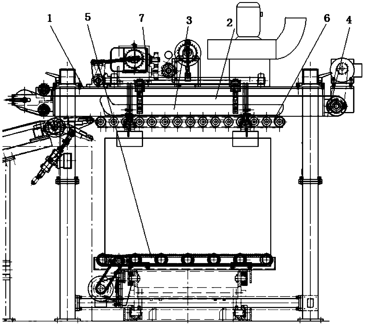 Combined-layer laminated plate automatic stacking device