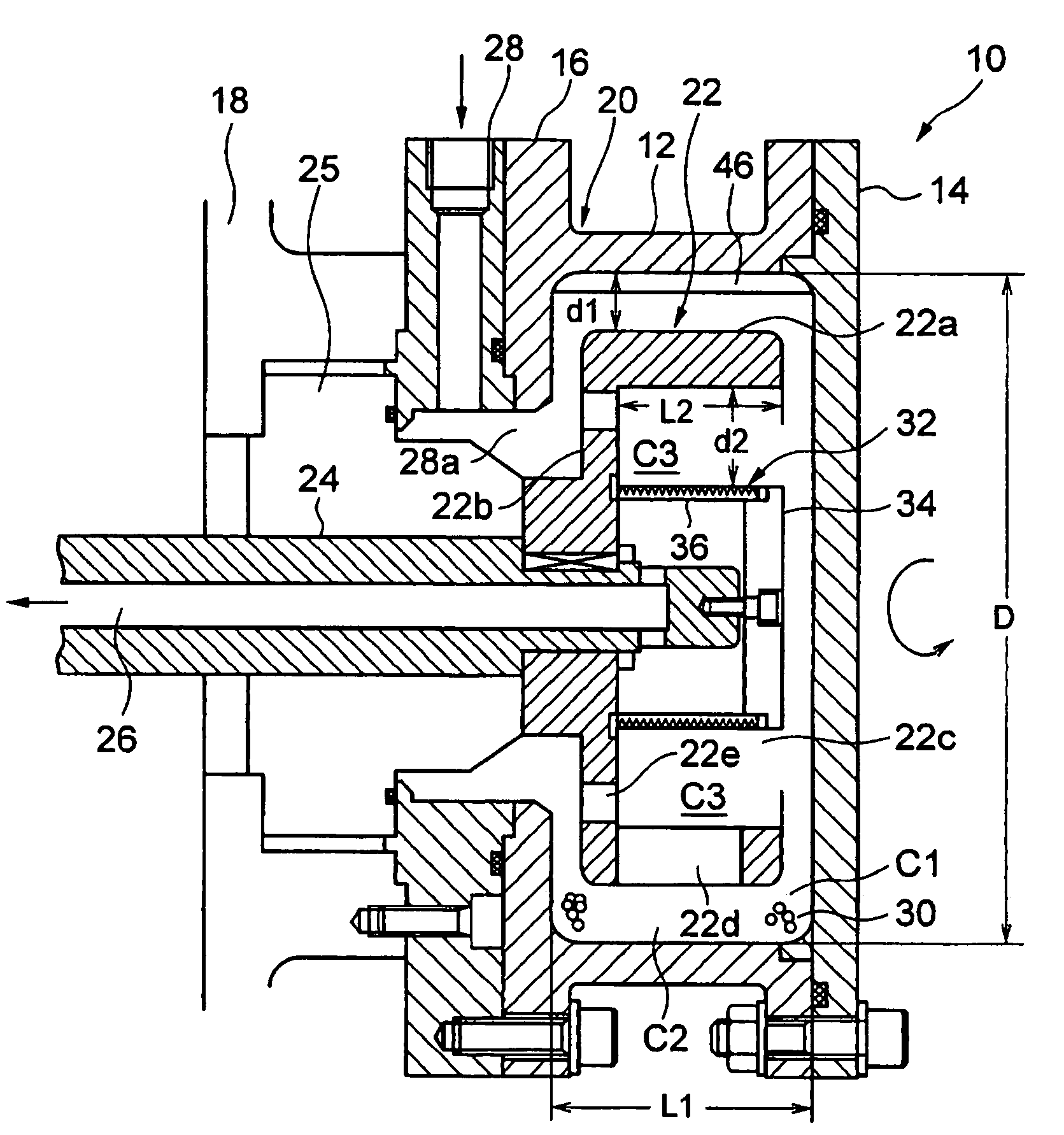 Circulation type media agitator mill