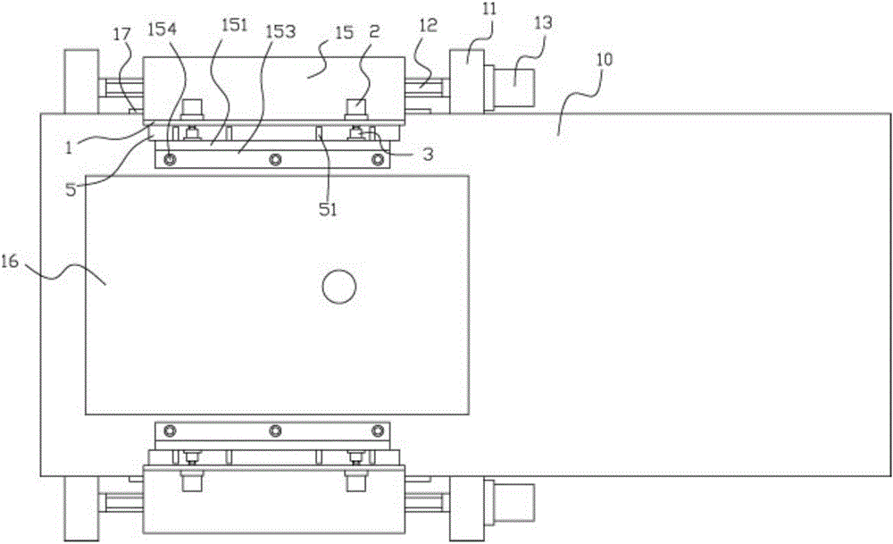 Sewing machine frame cloth tensioning, clamping and moving mechanism