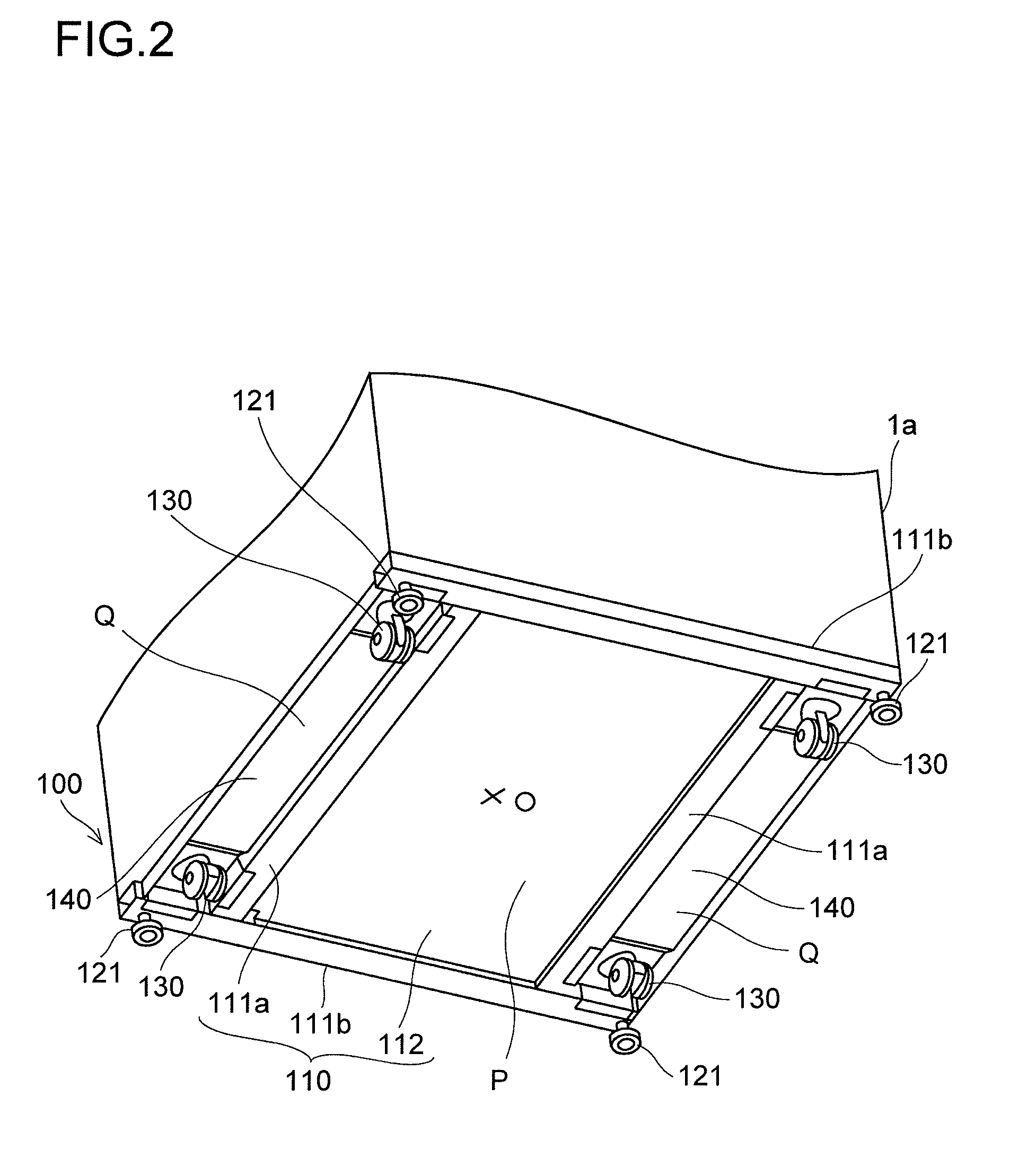 Leg-portion attachment structure and image forming apparatus provided therewith