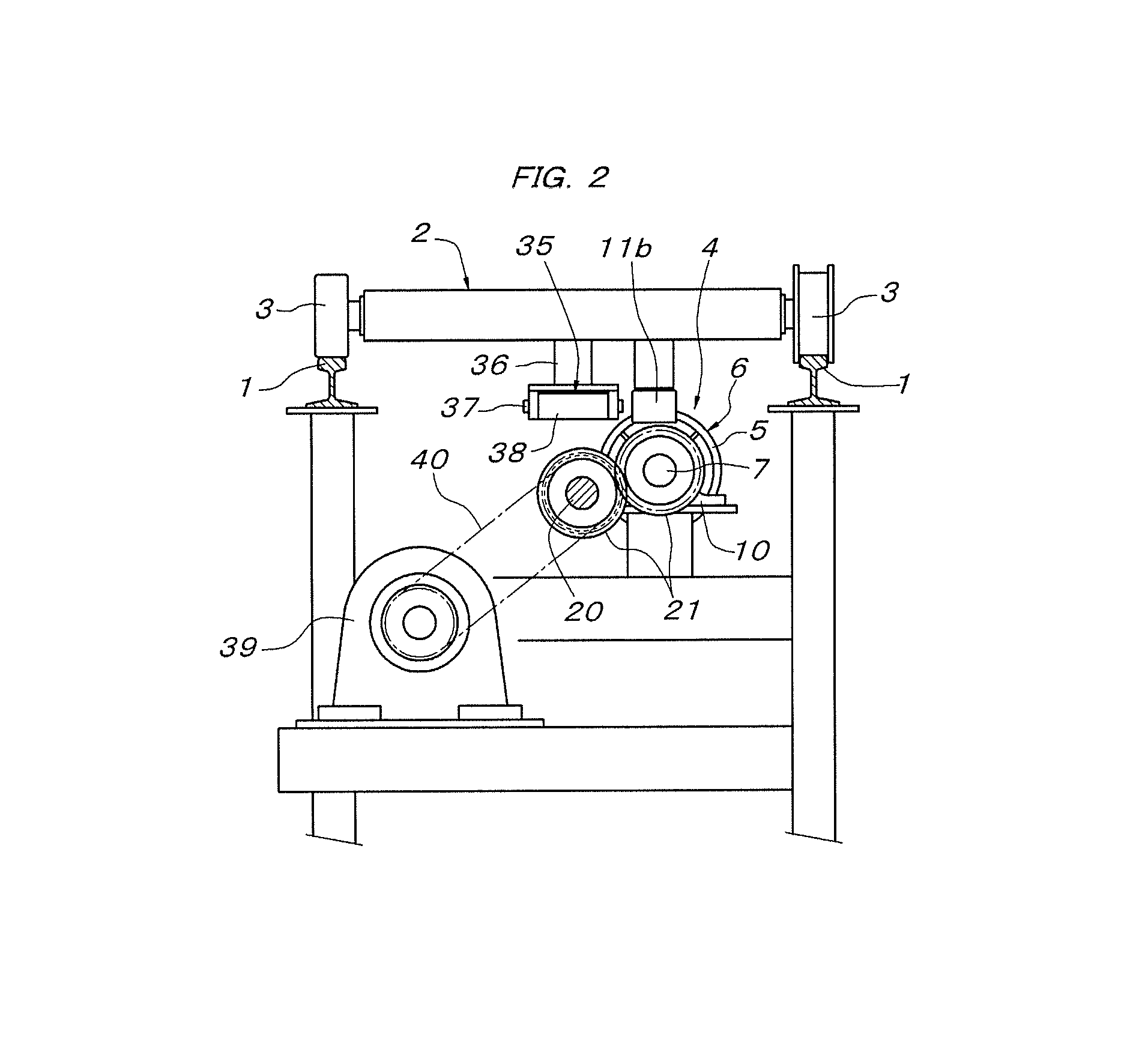 Device for delivering conveying truck into screw driving area