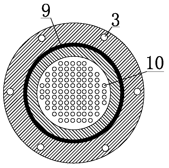 Overlying rock isolation grouting filling fly ash slurry compression test system and method