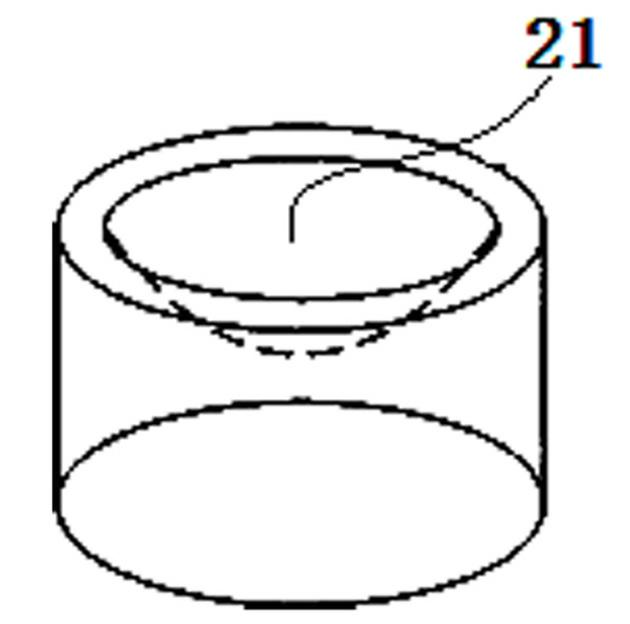 Method and device for polishing small-bore optical element