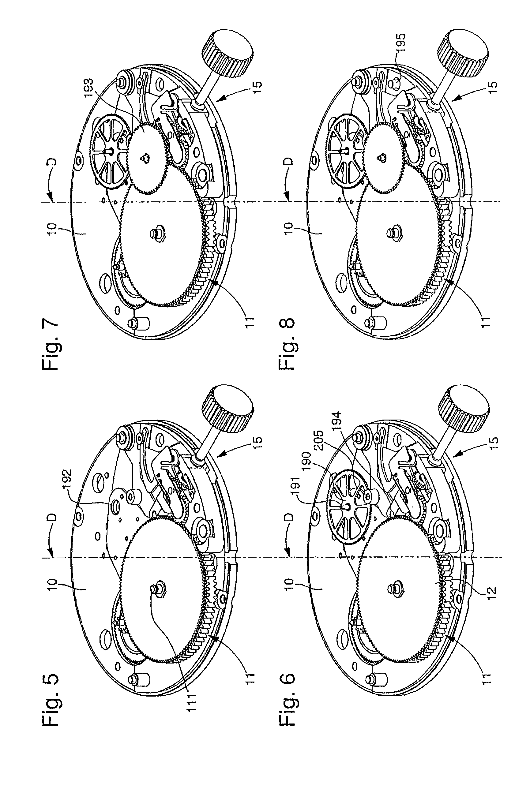 Modular timepiece movement with functional modules