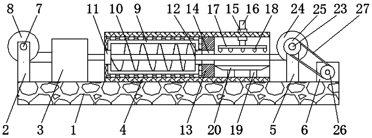 Annealing device of medium wire drawing machine