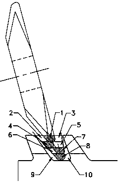 Wheel groove broach layered multi-tool tooth groove rough/finish-milling method