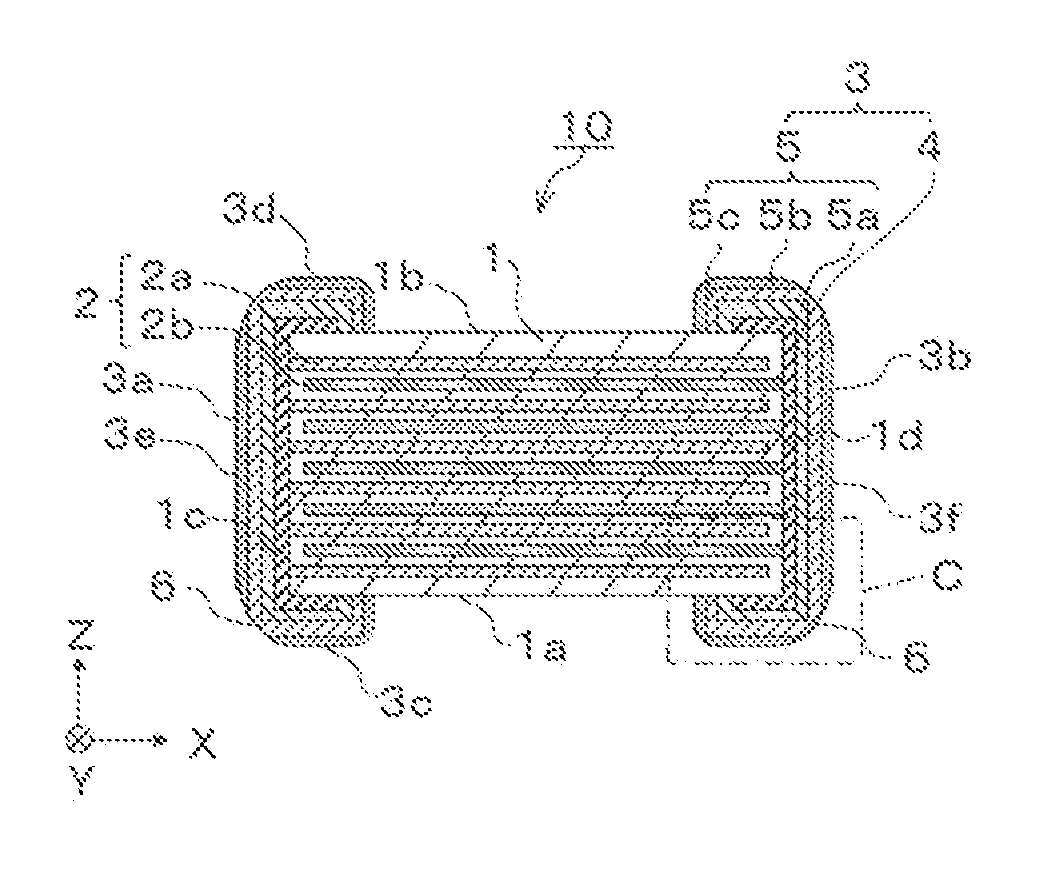 Multilayer capacitor and mounting structure