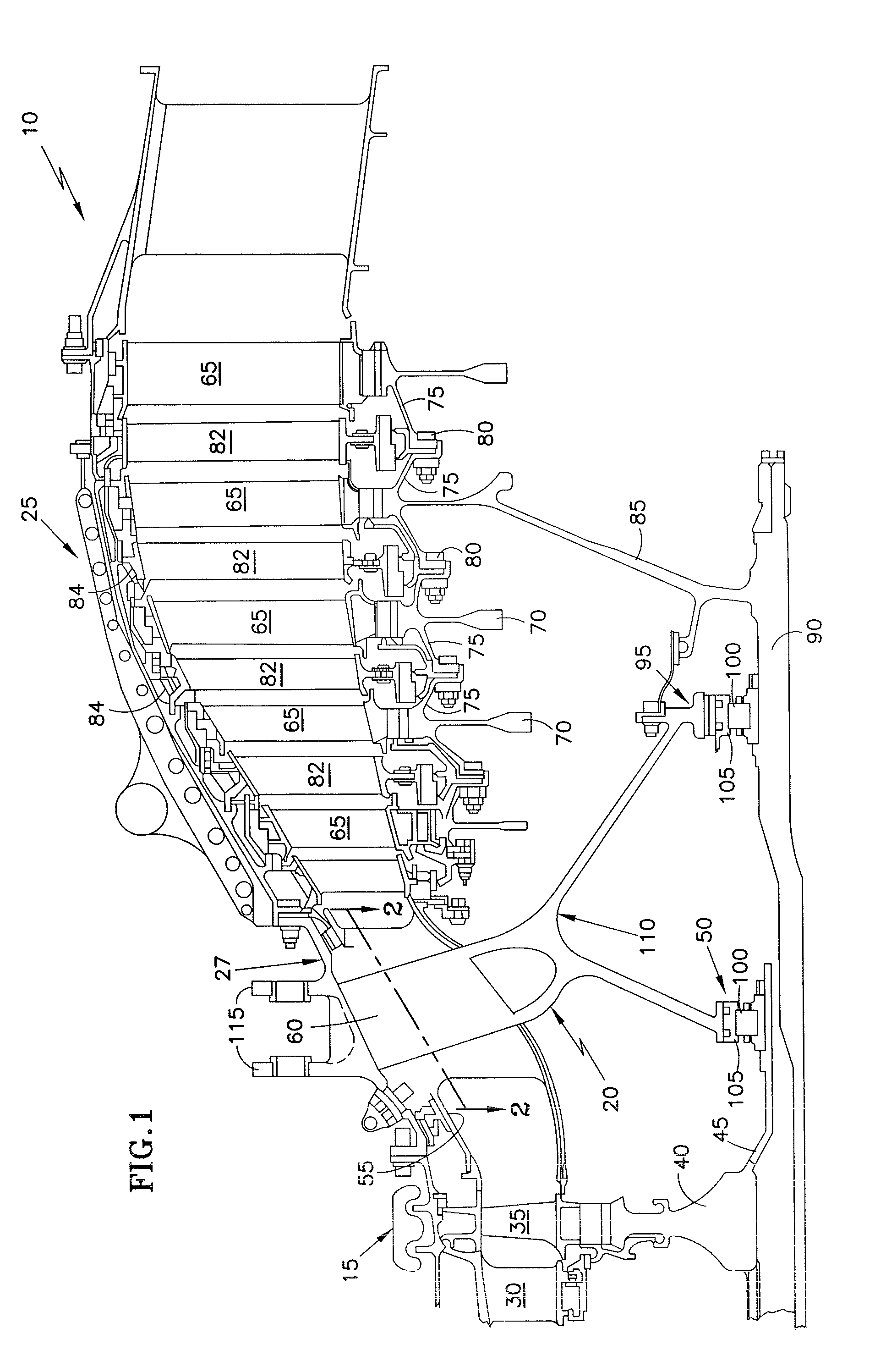 Guide vane for a gas turbine engine