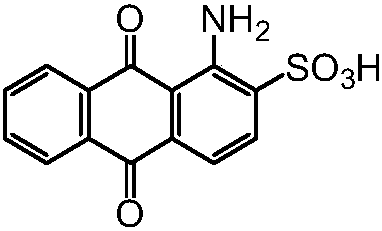 Process for synthesizing 1-amino-anthraquinone-2-sulfonic acid through solid-phase method