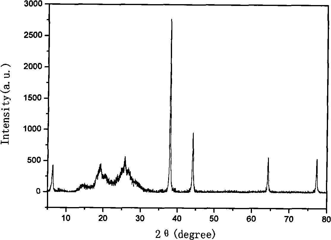 Preparation of polyaniline / argentum nano composite material