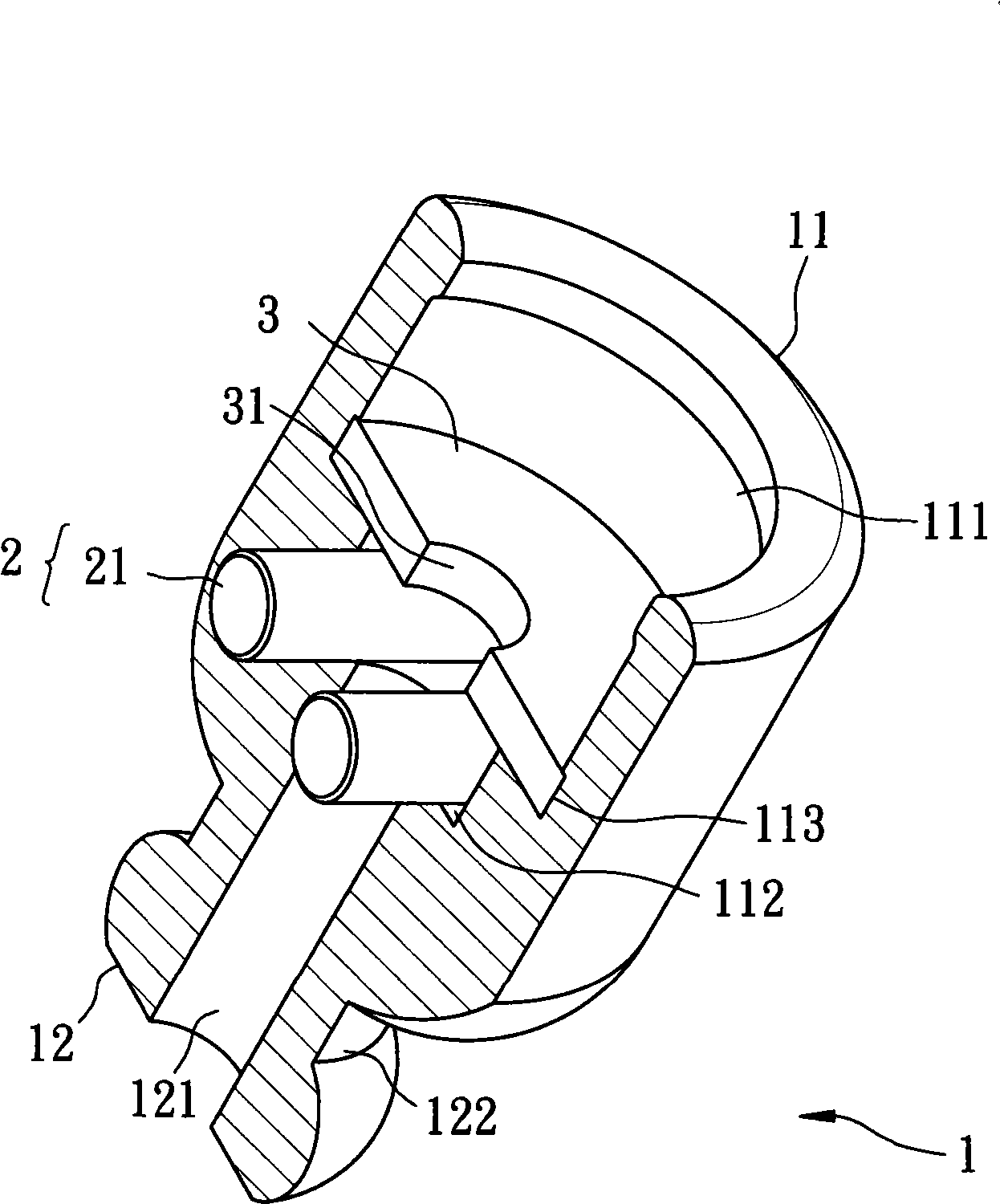 Structure of lead wire protective tube