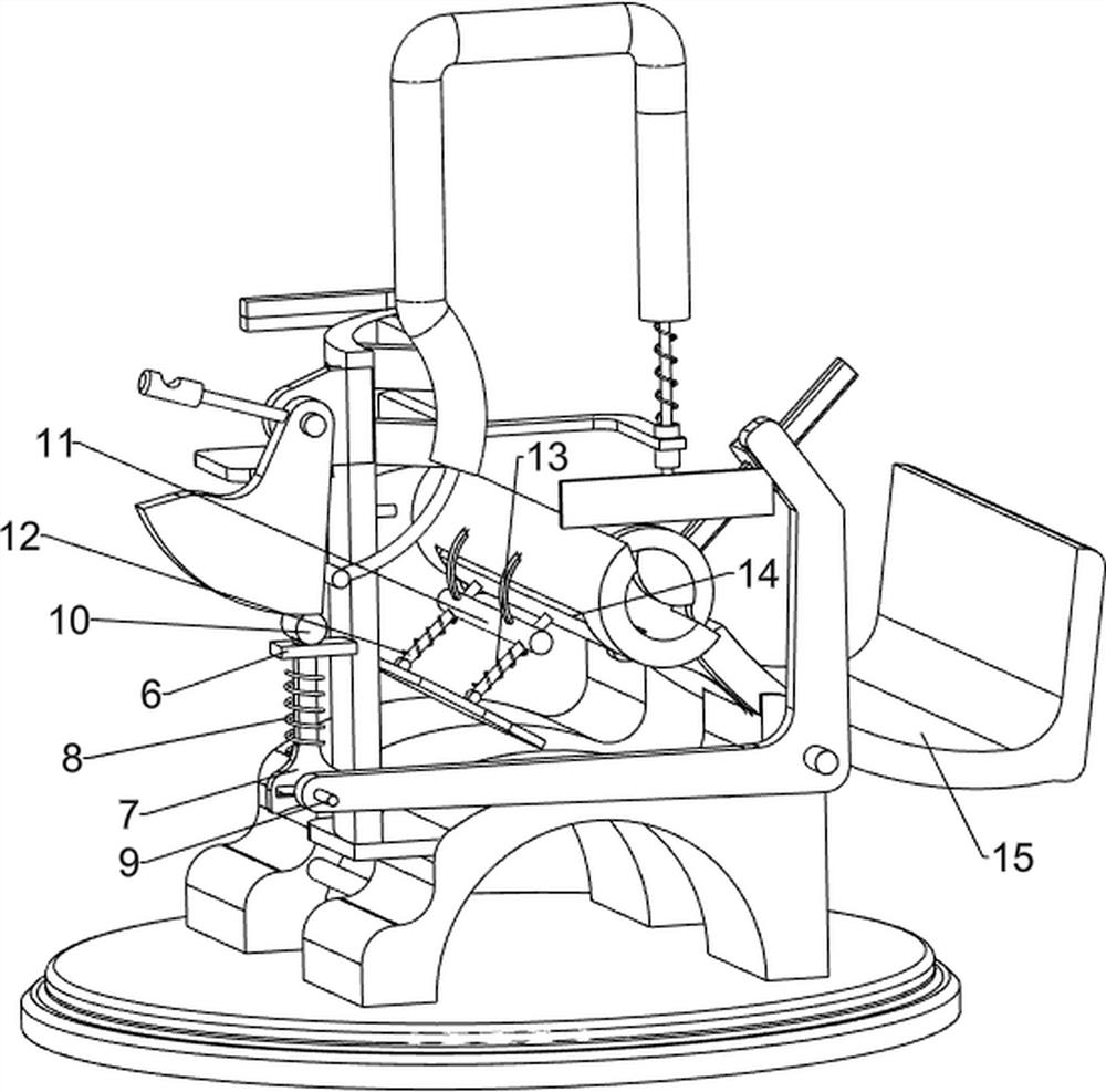 A celery stick auxiliary cutting machine