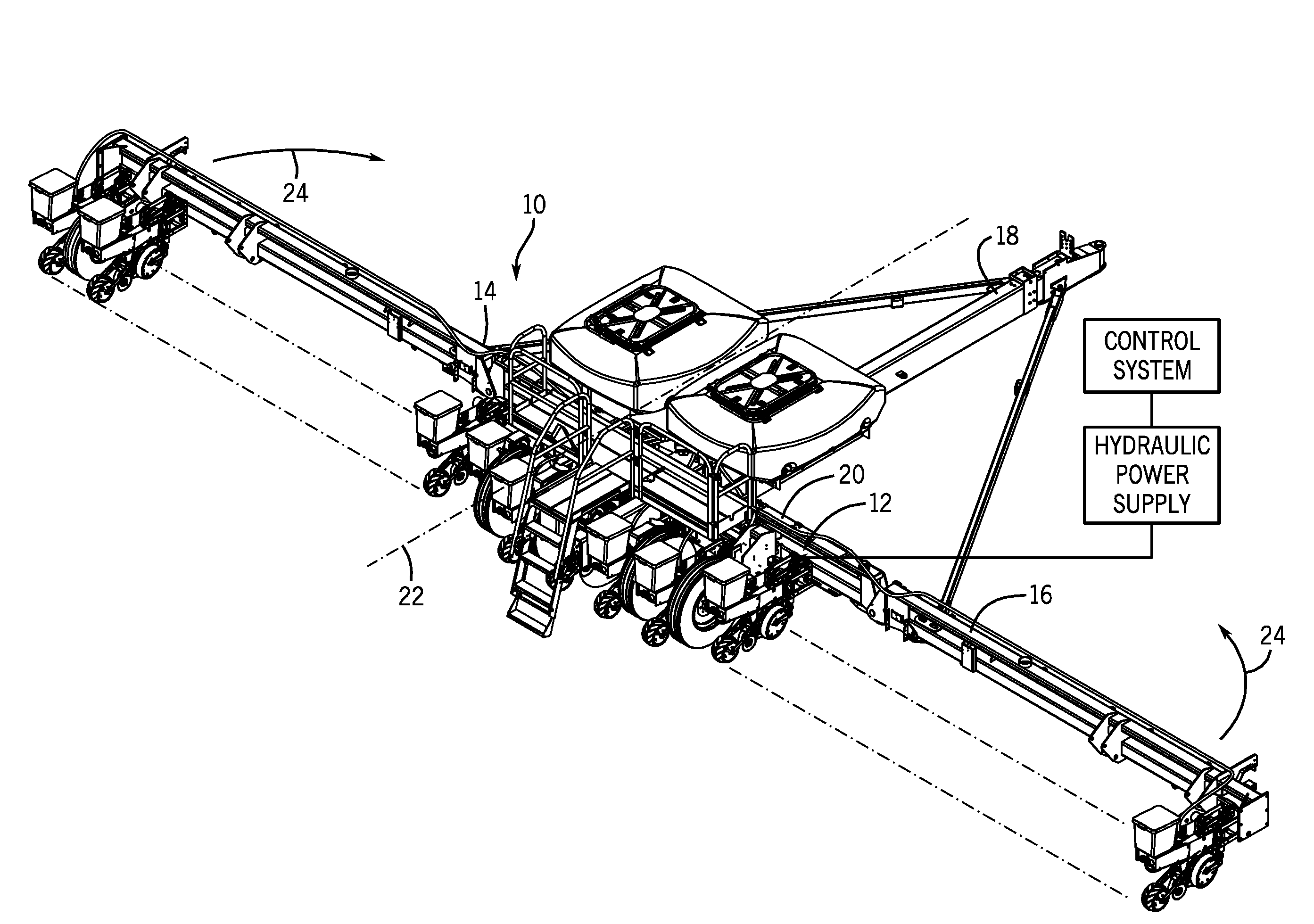 Planter with direct hydraulic seed drive