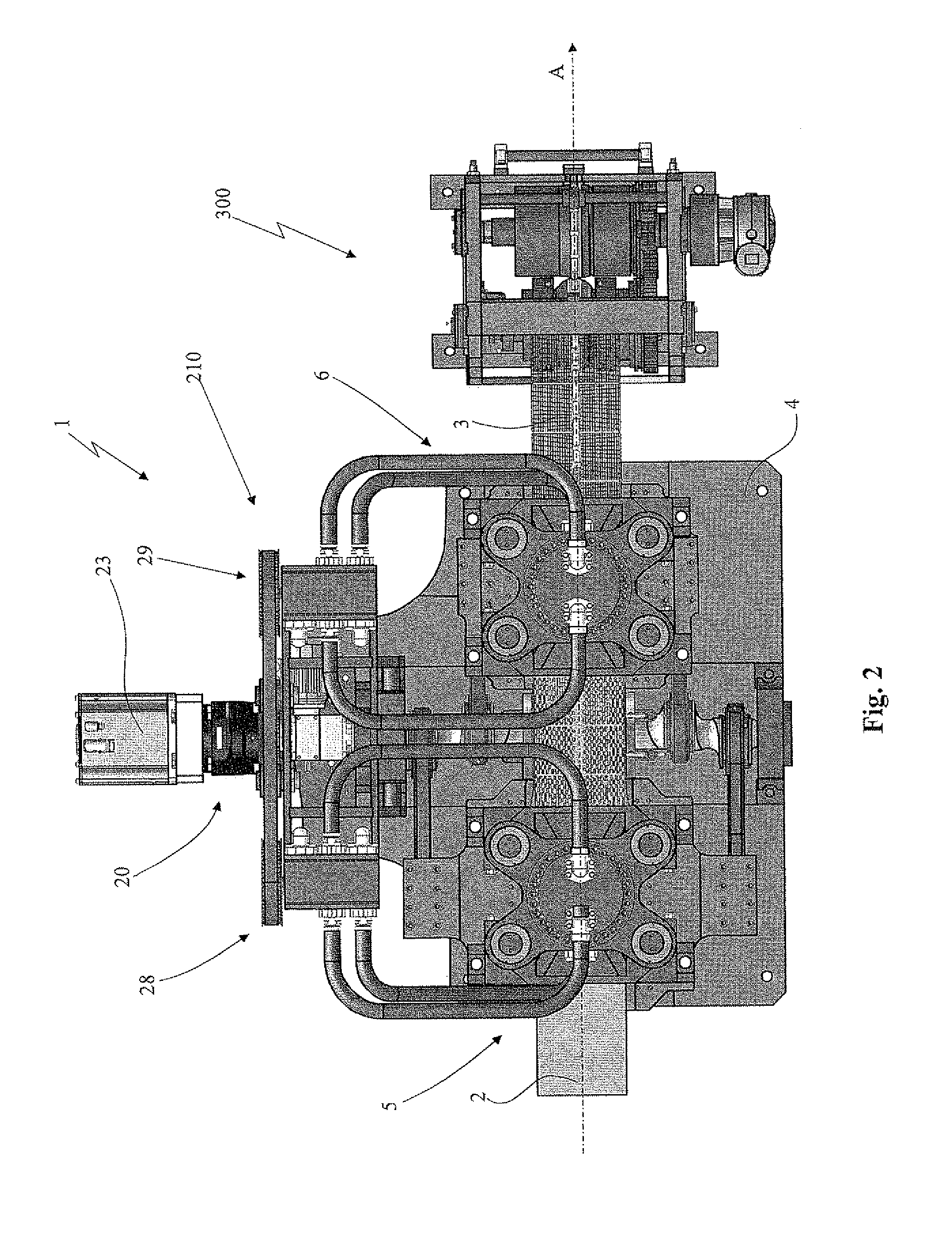 Grid forming machine for making plates of electric storage cells