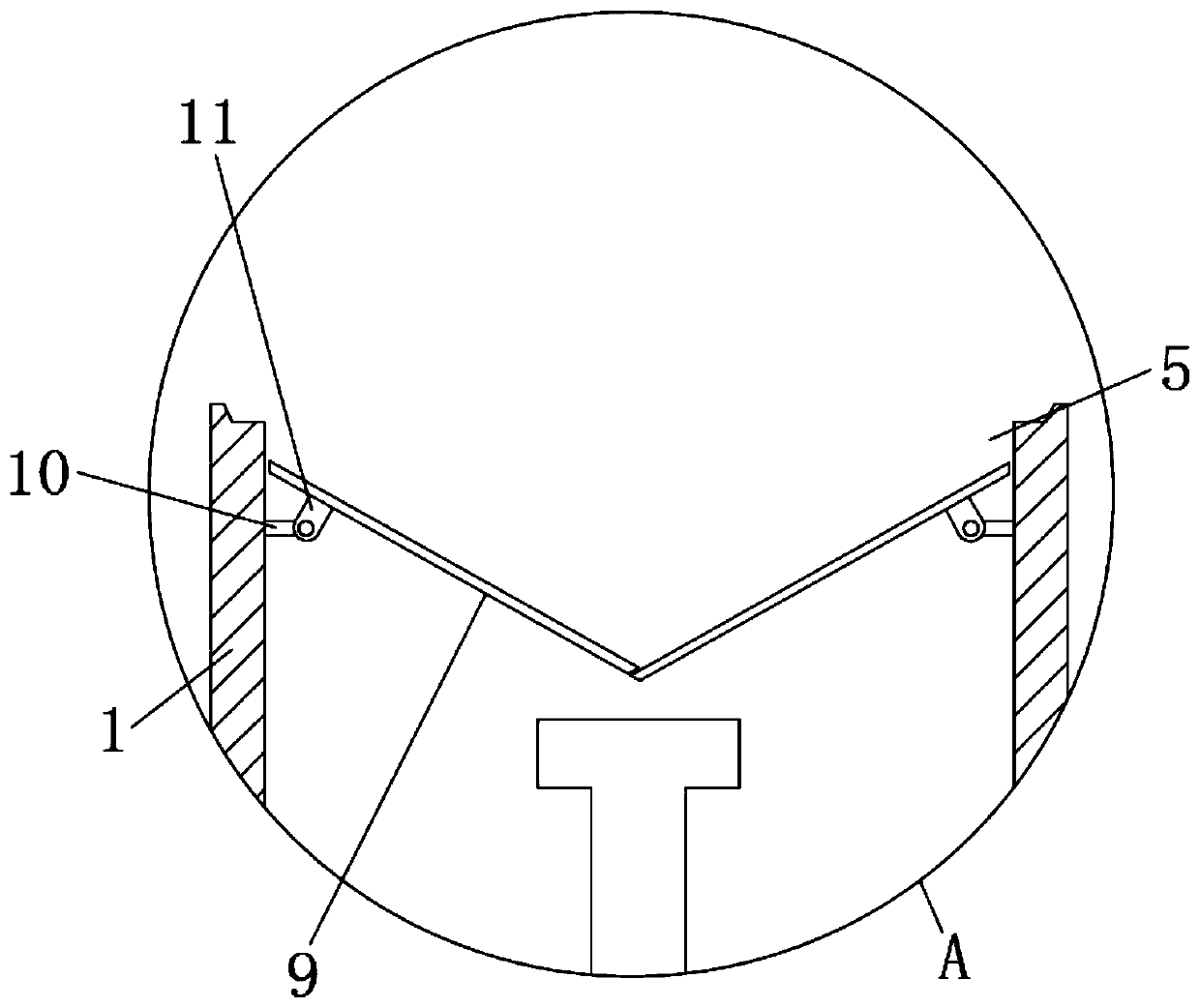 Inflation valve device of electric vehicle