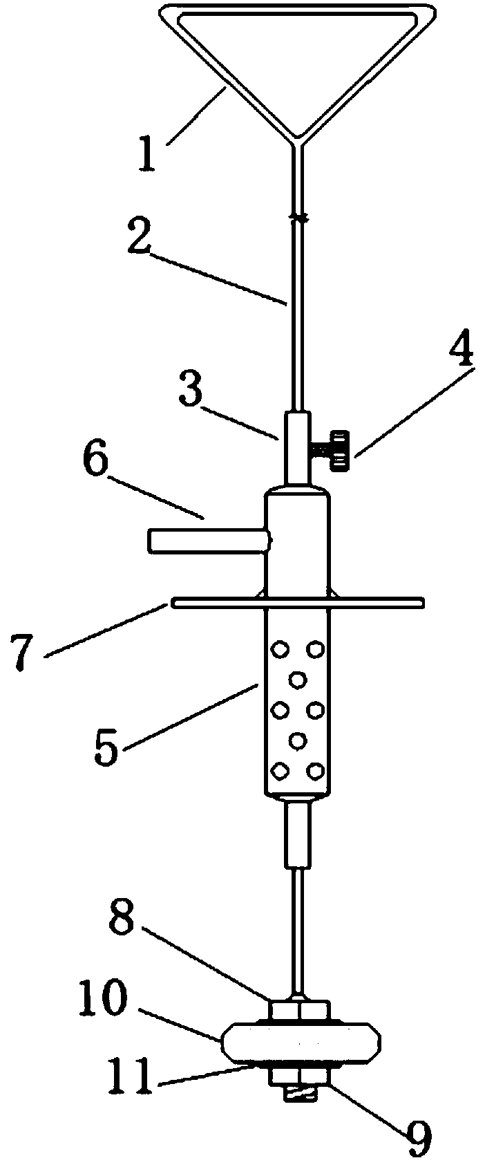 Argon filling protection device for welding back surface of stainless steel or dissimilar steel branch pipe