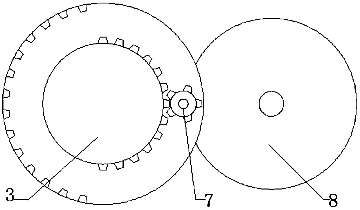 Device for automatically feeding livestock in time through biomass energy biogas power generation